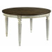Round Dining Table w/ 2 20" Leaves