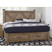 Cal King X Bed W/ Storage Footboard