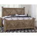 Cal King X Bed W/ Matching Footboard