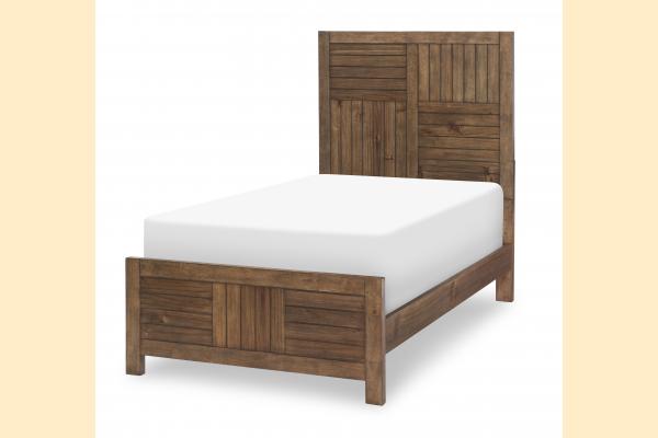 Legacy Kids Summer Camp- Tree House Brown Complete Panel Bed, Twin 3/3