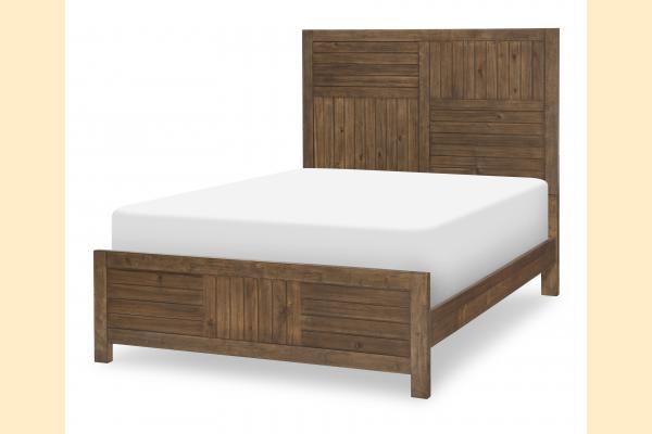 Legacy Kids Summer Camp- Tree House Brown Complete Panel Bed, Full 4/6