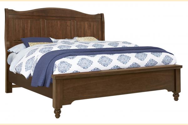 VB Artisan & Post  Heritage-Amish Cherry Queen Sleigh Bed