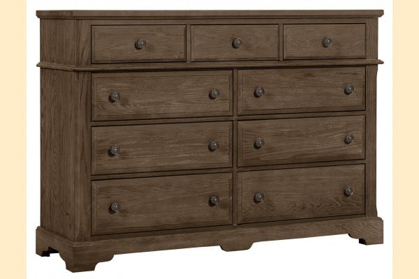 Vaughan Bassett Solids A&P Heritage-Cobblestone Oak Bureau