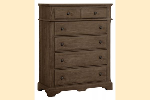 Vaughan Bassett Solids A&P Heritage-Cobblestone Oak Chest