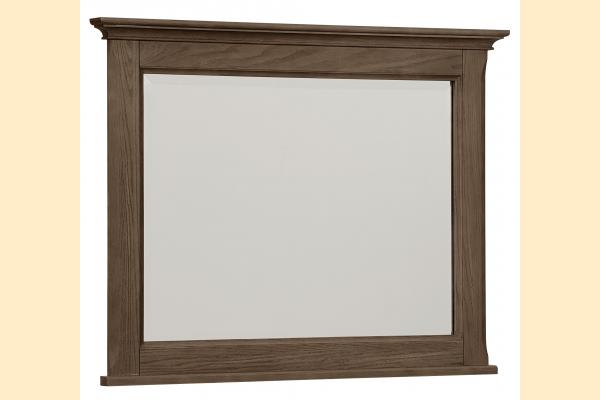 Vaughan Bassett Solids A&P Heritage-Cobblestone Oak Landscape Mirror