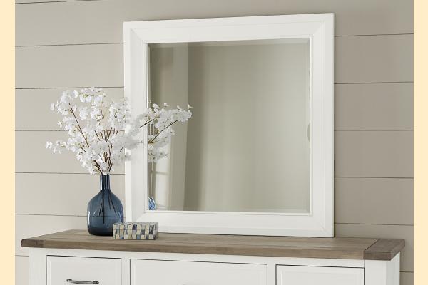 Vaughan Bassett Solids A&P Maple Road-Two Tone Landscape Mirror
