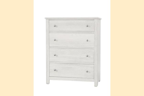 Vaughan Bassett Fundamentals- White Four Drawer Chest