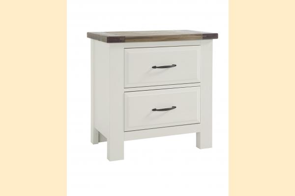 Vaughan Bassett Solids A&P Maple Road-Two Tone Night Stand