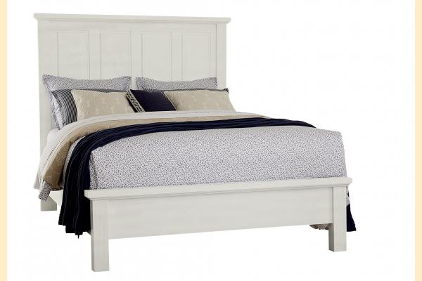 Vaughan Bassett Solids A&P Maple Road-Two Tone King Mansion Bed with Low Profile Footboard
