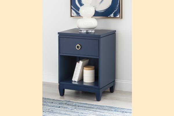 Legacy Summerland - Blue Finish Open Nightstand