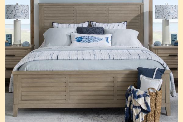 Legacy Edgewater - Soft Sand Queen Panel Bed