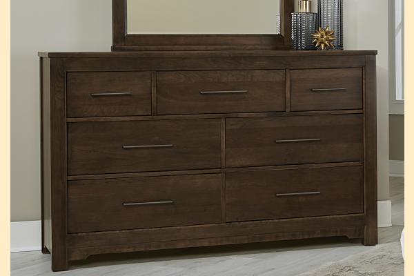 Vaughan Bassett Solids A&P Crafted Cherry - Dark Dresser 