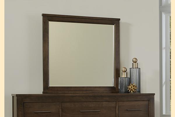 Vaughan Bassett Solids A&P Crafted Cherry - Dark Landscape Mirror