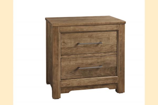 Vaughan Bassett Solids A&P Crafted Cherry - Medium Nightstand 