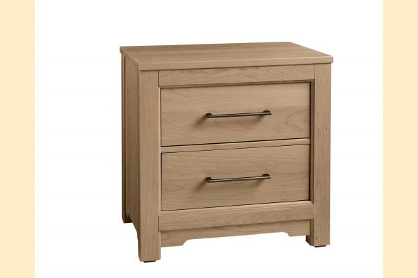 Vaughan Bassett Solids A&P Crafted Cherry - Bleached Nightstand