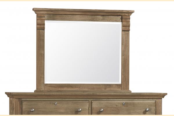 Vaughan Bassett Solids A&P Carlisle- Warm Natural Corbel Mirror