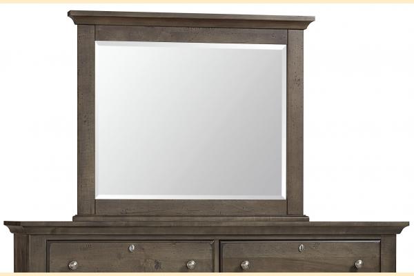Vaughan Bassett Solids A&P Carlisle- Dark Sable Landscape Mirror