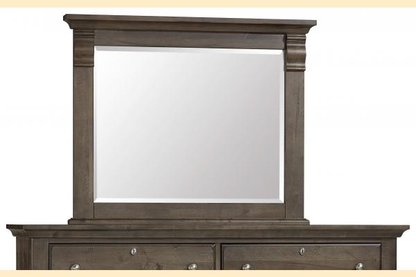 Vaughan Bassett Solids A&P Carlisle- Dark Sable Corbel Mirror
