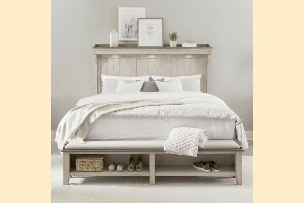 Liberty Ivy Hollow King Mantle Storage Bed