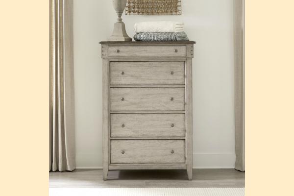 Liberty Ivy Hollow Five Drawer Chest