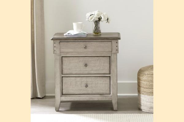 Liberty Ivy Hollow Three Drawer Nightstand