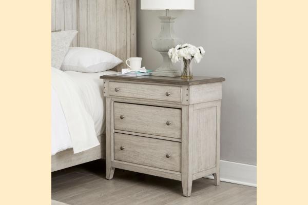Liberty Ivy Hollow Three Drawer Bedside Chest