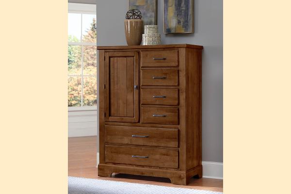 Vaughan Bassett Solids A&P Cool Rustic-Amber Standing Chest