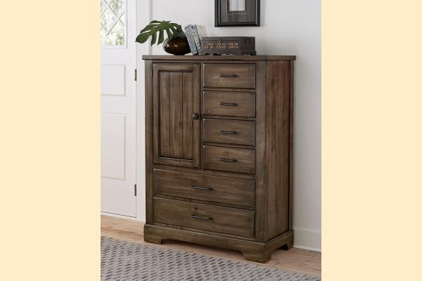 Vaughan Bassett Solids A&P Cool Rustic-Mink Standing Chest