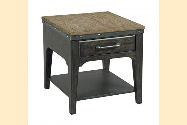 Kincaid Plank Road Artisan Rectangular Drawer End Table