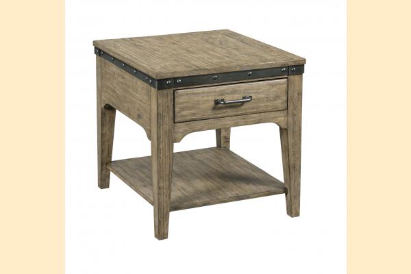 Kincaid Plank Road Artisan Rectangular Drawer End Table