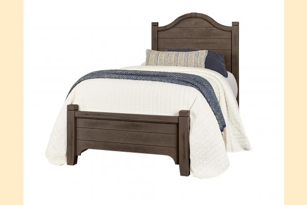 Vaughan Bassett Folkstone - Bungalow Twin Arch Bed W/ Low Profile Footboard