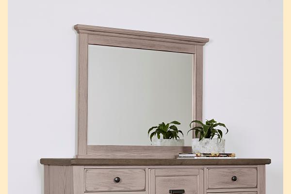 Vaughan Bassett Dover Grey - Bungalow Master Landscape Mirror