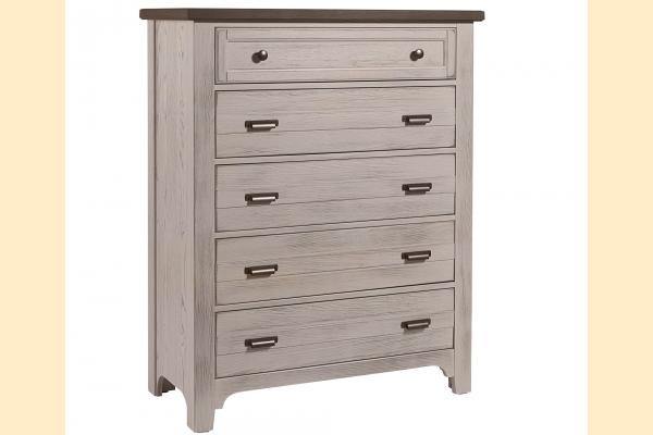 Vaughan Bassett Dover Grey - Bungalow 5 Drawer Chest