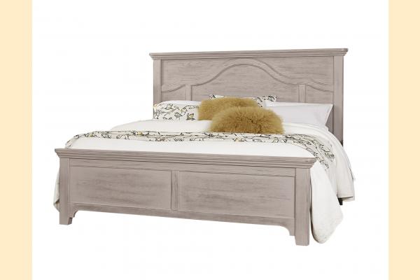 Vaughan Bassett Dover Grey - Bungalow Queen Mantel Bed