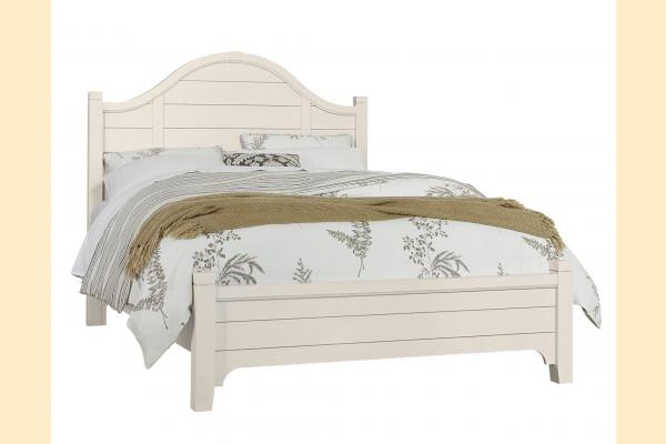 Vaughan Bassett Lattice - Bungalow King Arch Bed W/ Low Profile Footboard