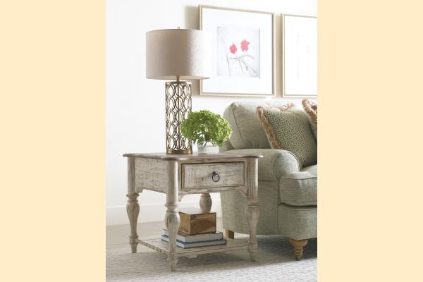 Kincaid Weatherford-Cornsilk Occasional  End Table
