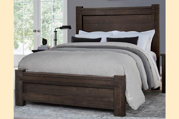 Vaughan Bassett Dovetail - Java Queen Poster Bed