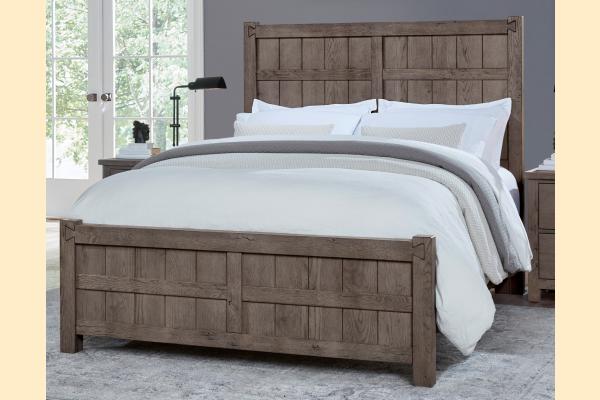 Vaughan Bassett Dovetail - Mystic Grey Queen Board & Batten Bed