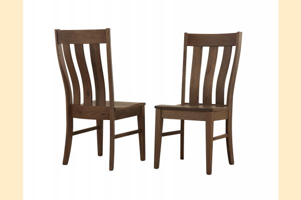 Vaughan Bassett Solids A&P Dovetail Dining Natural Vertical Slat Chair