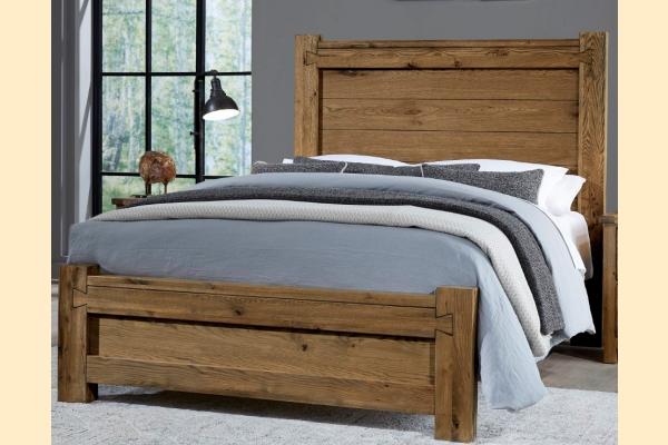 Vaughan Bassett Dovetail - Natural King Poster Bed