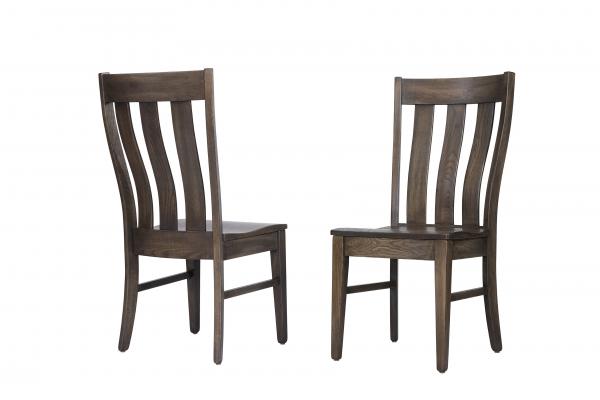 Vaughan Bassett Solids A&P Dovetail Dining Natural Vertical Slat Chair