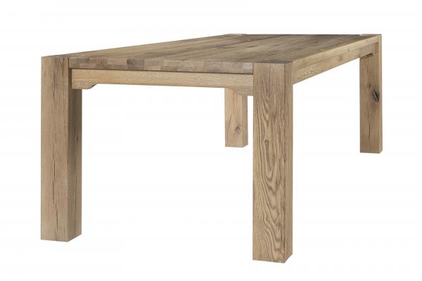 Vaughan Bassett Solids A&P Dovetail Dining Bleached White Gathering 76in Dining Table