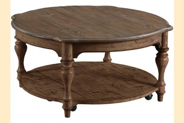 Kincaid Weatherford-Heather Bolton Round Cocktail Table