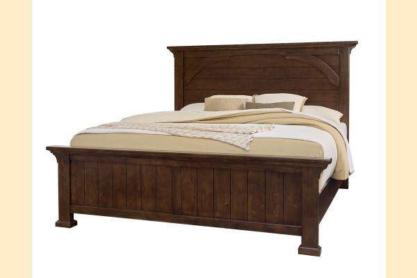 Vaughan Bassett Vista- Warm Cherry Queen Mansion Bed