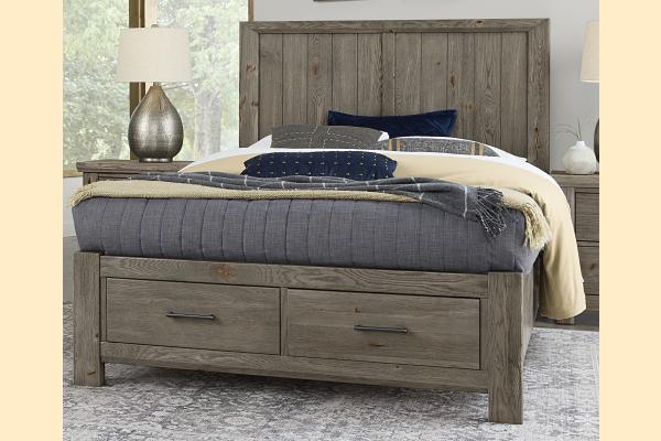 Vaughan Bassett Yellowstone Queen Yellowstone Storage Bed