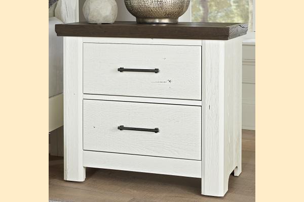 Vaughan Bassett Yellowstone - White/Buckskin Nightstand