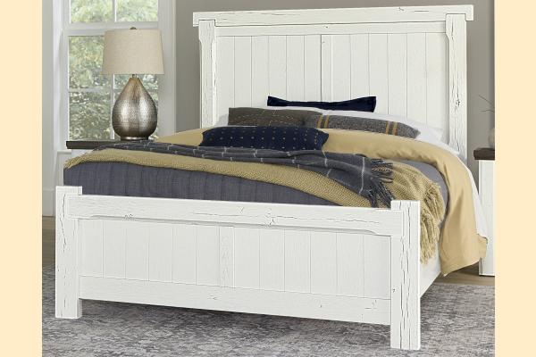 Vaughan Bassett Yellowstone - White/Buckskin Queen American Dovetail Bed