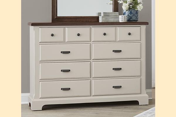 Vaughan Bassett Lancaster County- Amish Walnut Eight Drawer Dresser