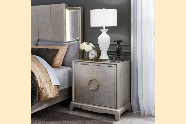 Liberty Montage Door Bedside Chest with Charging Station