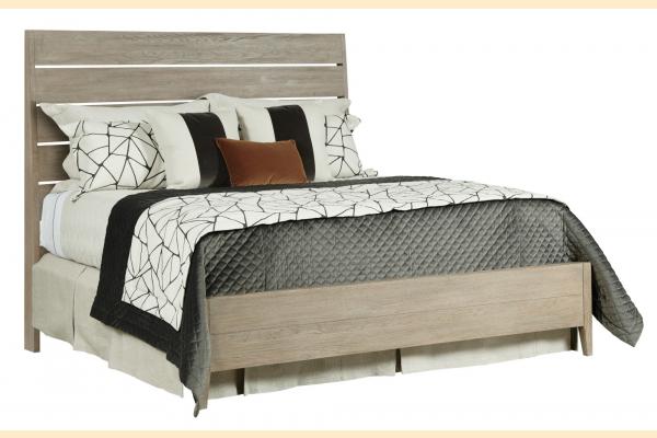 Kincaid Symmetry Bedroom Incline Oak King Medium Footboard Storage Bed